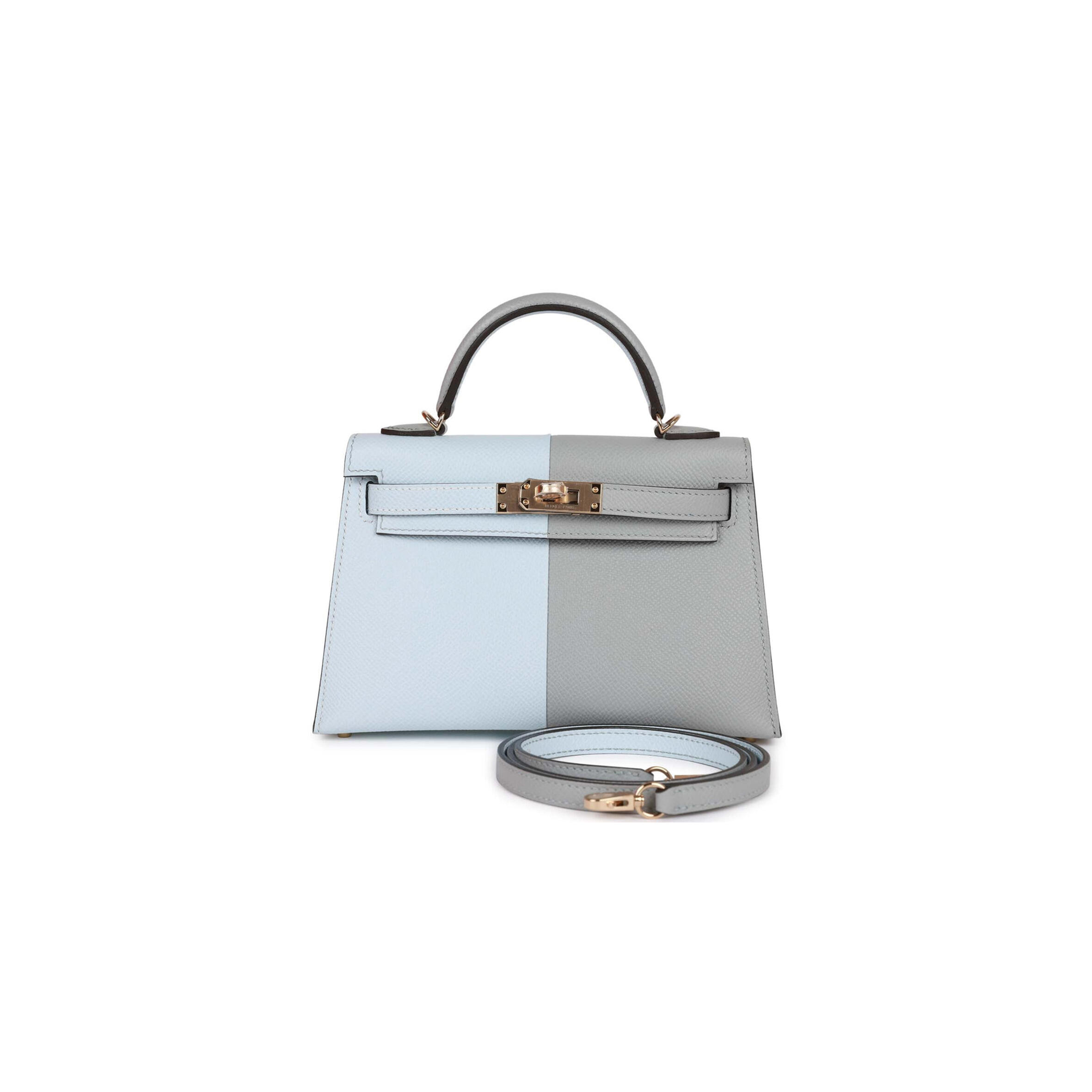 H**me5 mini kelly epsom gold hardware (19*12*5.5cm)
